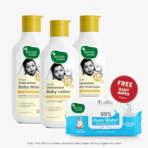 Simply Unscented Baby Wash, Lotion & Shampoo Combo